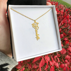 GRADUATION NAME NECKLACE
