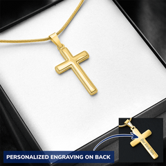 PERSONALIZED CROSS NECKLACE