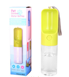 Outdoor Pet Water Bottle and Accompanying Cup