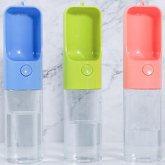 Outdoor Pet Water Bottle and Accompanying Cup
